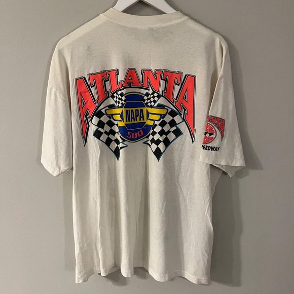 Vintage Atlanta Motor Speedway Racing Tee Shirt Size XXL - Picture 2 of 6